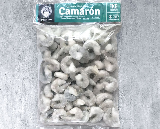 Camarón crudo pelado puerto Bravo 36-40 450gr